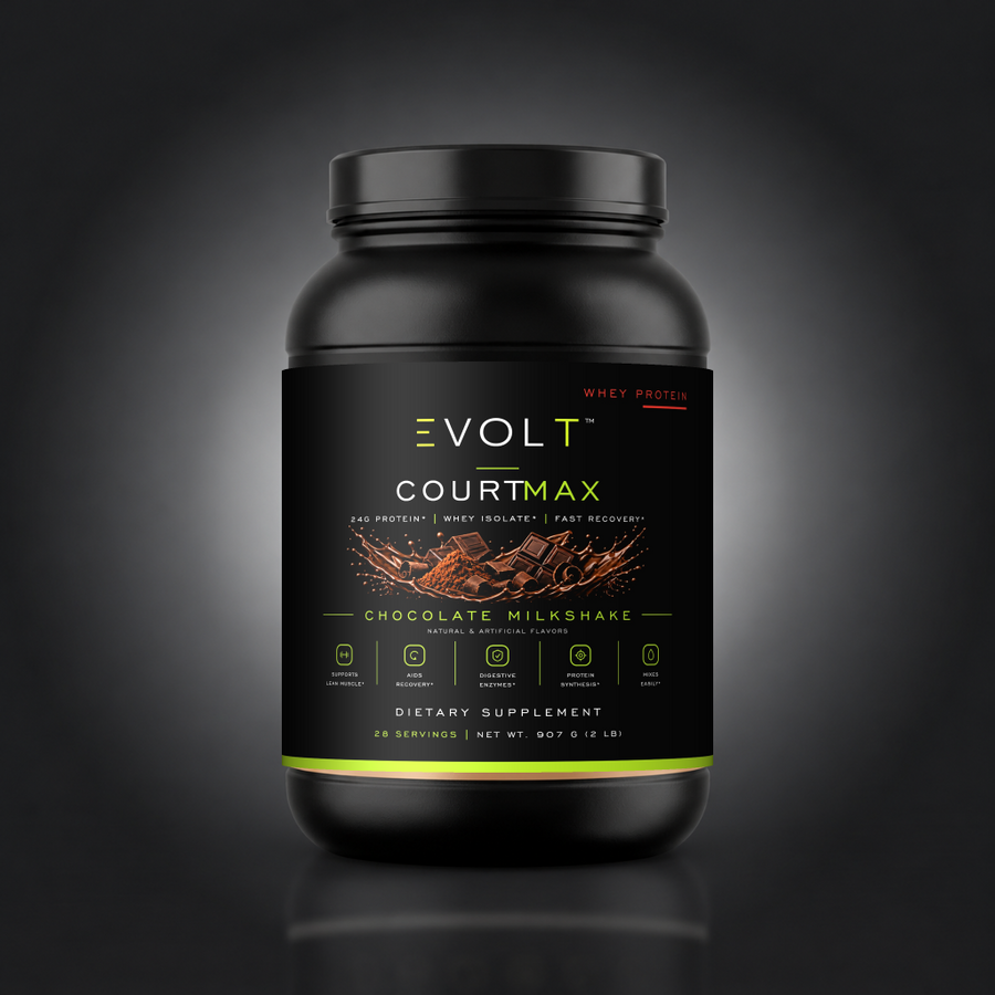 EVOLT ROC607 — corrected label fit — gray studio background