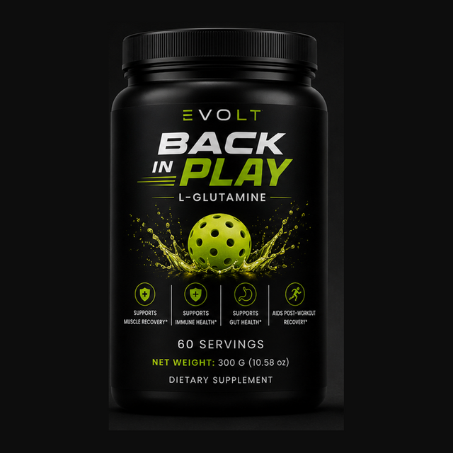 EVOLT Back In Play L-Glutamine tub