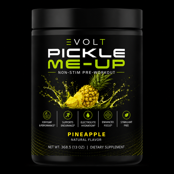 EVOLT Pickle Me-Up Non-Stim Pre-Workout, Pineapple